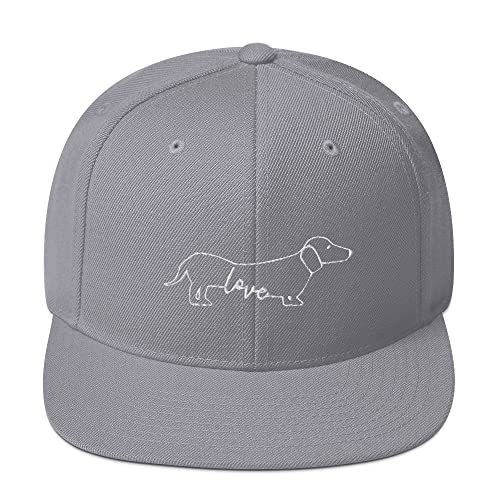 Teegarb Snapback Hut Dackel Hund Wiener Mom Sketch Hotdog Hunde Pelz Haustier Liebhaber, Silber, Einheitsgröße Teegarb Snapback Hut Dackel Hund Wiener Mom Sketch Hotdog Hunde Pelz Haustier Liebhaber, Silber, Einheitsgröße von Teegarb