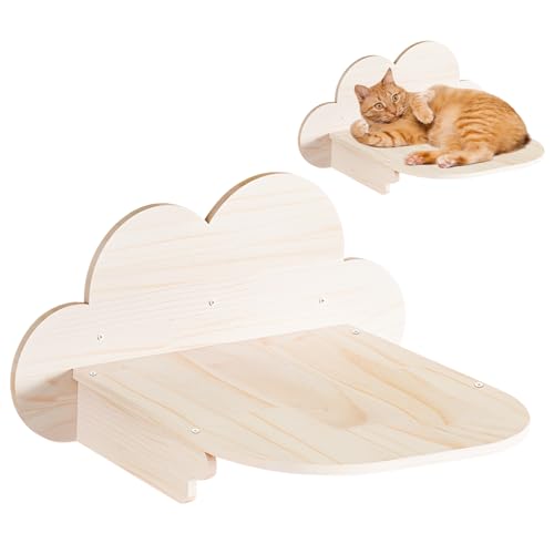 Teeloray Kletterwand Katze in Wolkenform, 57 x 29cm Kletterwand Katze und Sitzstangen für Wand mit Kratzbrett, Große Katzenwandmöbel, Katzentreppe Wand Katzenregal zum Spielen, Schlafen, Klettern Teeloray Kletterwand Katze in Wolkenform, 57 x 29cm Kletterwand Katze und Sitzstangen für Wand mit Kratzbrett, Große Katzenwandmöbel, Katzentreppe Wand Katzenregal zum Spielen, Schlafen, Klettern von Teeloray