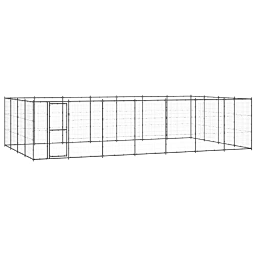 Robuster Outdoor-Hundezwinger aus pulverbeschichtetem Stahl, 770 x 440 x 180 cm, für Hunde, Welpen, sicheres Gehege für Garten und Auslauf Robuster Outdoor-Hundezwinger aus pulverbeschichtetem Stahl, 770 x 440 x 180 cm, für Hunde, Welpen, sicheres Gehege für Garten und Auslauf von Teenpull