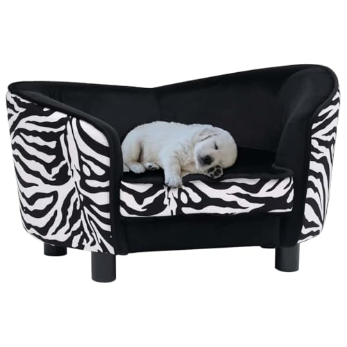 Teenpull Hundebett Sofa für kleine Hunde, Katzen, Plüsch, waschbar, 68x38x38 cm, Schwarz, gemütlich, Innenbereich Teenpull Hundebett Sofa für kleine Hunde, Katzen, Plüsch, waschbar, 68x38x38 cm, Schwarz, gemütlich, Innenbereich von Teenpull