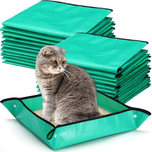 Teenyyou 25 Stück Einweg-Reise-Katzentoilette für Katzen, faltbar, wasserdicht, Katzentoilette, Katzenzubehör für Katzen, Kätzchen, drinnen und draußen, 50 x 50 cm Teenyyou 25 Stück Einweg-Reise-Katzentoilette für Katzen, faltbar, wasserdicht, Katzentoilette, Katzenzubehör für Katzen, Kätzchen, drinnen und draußen, 50 x 50 cm von Teenyyou