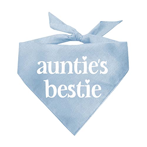 Auntie's Bestie Valentinstag Hundehalstuch, Babyblau, OS 401 Auntie's Bestie Valentinstag Hundehalstuch, Babyblau, OS 401 von Tees & Tails