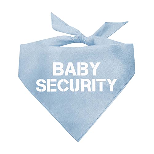 Baby Security Baby Ankündigung Hundehalstuch, Babyrosa oder Babyblau von Tees & Tails