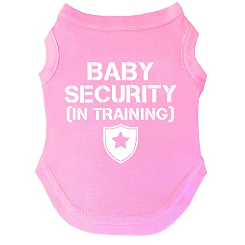 Baby Security in Training Hundetraining - Größen für Welpen, Spielzeug und große Rassen (Baby Pink L) von Tees & Tails
