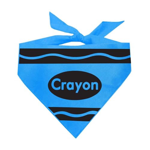 Crayon Hundehalstuch für Halloween, Türkis, OS 1152 Crayon Hundehalstuch für Halloween, Türkis, OS 1152 von Tees & Tails