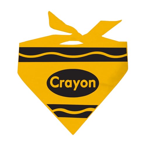 Crayon Hundehalstuch für Halloween, goldfarben, OS 1152 Crayon Hundehalstuch für Halloween, goldfarben, OS 1152 von Tees & Tails