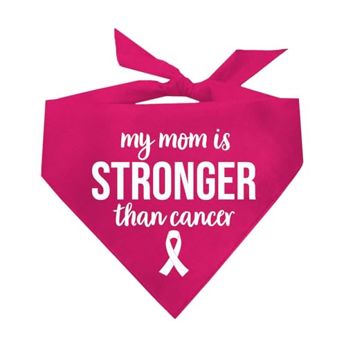 My Mom is Stronger Than Cancer Hundehalstuch, Hot Pink, OS 1160 My Mom is Stronger Than Cancer Hundehalstuch, Hot Pink, OS 1160 von Tees & Tails