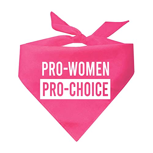 Pro-Women Pro-Choice Abortion Ban Damen Rechte Hundehalstuch, verschiedene Farben von Tees & Tails