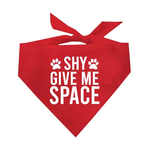 Shy Give Me Space Hundehalstuch, verschiedene Farben von Tees & Tails