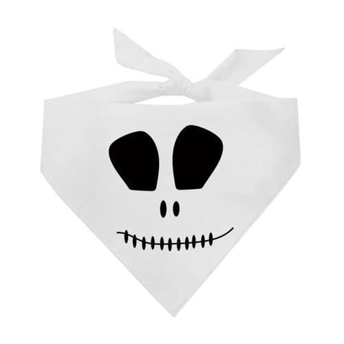 Skelettgesicht, Halloween-Kostüm, Hundehalstuch, Weiß, OS 1162 Skelettgesicht, Halloween-Kostüm, Hundehalstuch, Weiß, OS 1162 von Tees & Tails