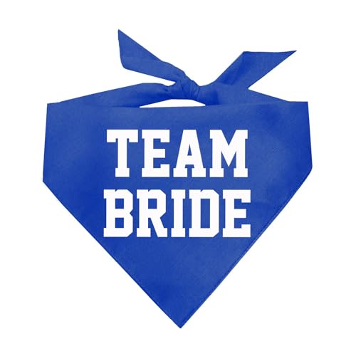 Team Bride Hundehalstuch, bedruckt, verschiedene Farben von Tees & Tails