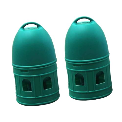 2 Taubenwasserspender 10L Automatischer Futterspender für Vögel, Tauben, Papageien, Hühner von Teesea