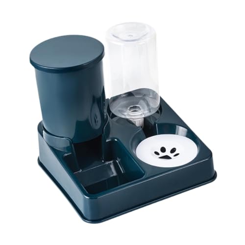 Automatischer Futterspender und Wasserspender Doppelnapf Katzenfutter Futterspender mit Top-Loading und stabilem Boden, leicht zu reinigen Automatischer Futterspender und Wasserspender Doppelnapf Katzenfutter Futterspender mit Top-Loading und stabilem Boden, leicht zu reinigen von Teesea