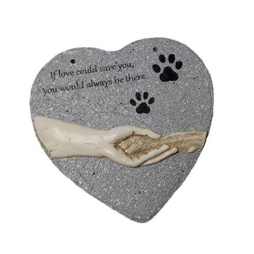 Gedenkstein für Hunde, Gedenkstein für Haustiere, für den Verlust des Hundes, Geschenk, endgültige Ruhe, Grabstein, Haustier für den Außenbereich Gedenkstein für Hunde, Gedenkstein für Haustiere, für den Verlust des Hundes, Geschenk, endgültige Ruhe, Grabstein, Haustier für den Außenbereich von Teesea