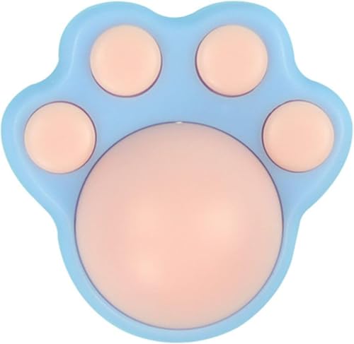Katzenminzspielzeug für den Innenbereich, Kätzchen, Leckpflege, Backenzähne und Kauspielzeug, Reinigung der Zähne, Backenzähne, Lecken, Snacks (blau) von Teesea
