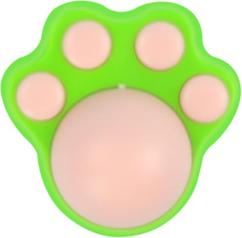 Katzenminzspielzeug für den Innenbereich, Kätzchen, Leckpflege, Backenzähne und Kauspielzeug, Reinigung der Zähne, Backenzähne, Lecken, Snacks (grün) von Teesea