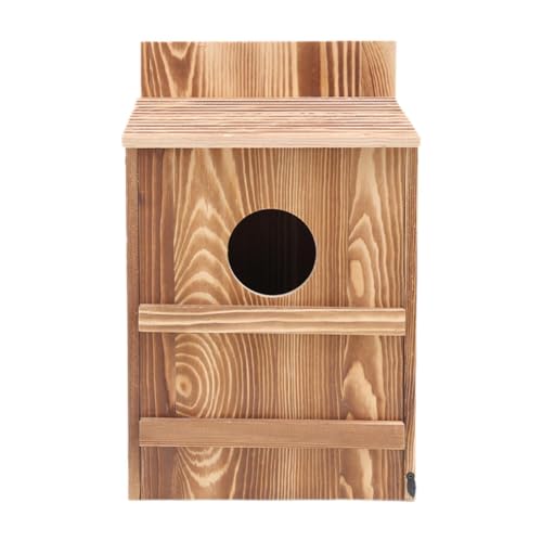Vogelhaus aus Holz für den Außenbereich, Garten, Terrasse, Kolibri, Spatz, Kanarienvogel von Teesea