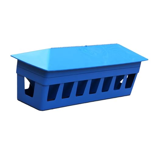 Vogeltaubenfutterstation, Automatischer Getreidespender für mehrere Vögel, 5500g Kapazität, PP-Material, für Hühner, Enten, Papageien, Wachteln von Teesea