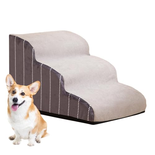Haustiertreppe | Anti-Rutsch 2/3/4 Stufen Haustiertreppe für Bett abnehmbar – langlebige Hunderampe, waschbare Katzentreppe für Katzen/Hunde, einfacher Schritt, verletzte Hunde Teksome Haustiertreppe | Anti-Rutsch 2/3/4 Stufen Haustiertreppe für Bett abnehmbar – langlebige Hunderampe, waschbare Katzentreppe für Katzen/Hunde, einfacher Schritt, verletzte Hunde Teksome von Teksome