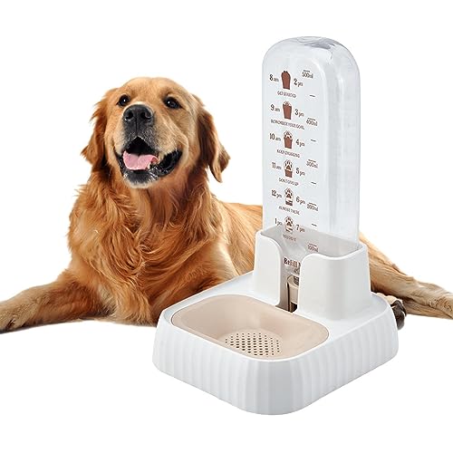 Hunde-Wasserbrunnen, Wassernapf für Hunde, kein Verschütten, 500 ml, kein Verschütten, leicht zu reinigen, Haustier-Wasserspender mit Wasserstand für Zuhause, Kätzchen, Haustiere Teksome Hunde-Wasserbrunnen, Wassernapf für Hunde, kein Verschütten, 500 ml, kein Verschütten, leicht zu reinigen, Haustier-Wasserspender mit Wasserstand für Zuhause, Kätzchen, Haustiere Teksome von Teksome