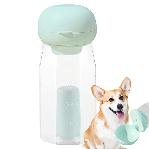 Hunde-Wasserflaschenspender | Welpen-Wasserspender – auslaufsicher, leicht, langlebig, verbesserter Hunde-Wasserflaschenspender mit Trink-Futterspender für Haustiere, Wandern, Reisen Teksome von Teksome