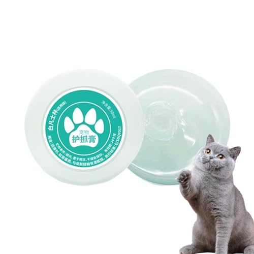 Hundepfotenbalsam, Hundepfotenbalsam | 50 ml Bio-Pfoten-Feuchtigkeitsspender, pflegende Pfotenbutter,Pfotenlotion für Hunde, Pfotenwachs, Hundenase und Pfotenbalsam für trockene, rissige Hundepfoten Hundepfotenbalsam, Hundepfotenbalsam | 50 ml Bio-Pfoten-Feuchtigkeitsspender, pflegende Pfotenbutter,Pfotenlotion für Hunde, Pfotenwachs, Hundenase und Pfotenbalsam für trockene, rissige Hundepfoten von Teksome