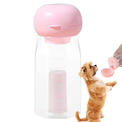 Hundetrinkflasche, tragbar, Welpen-Trinknapf, auslaufsicher, leicht, langlebig, verbesserter Hunde-Wasserflaschenspender mit Trink-Futterspender für Haustiere, Wandern, Reisen Teksome Hundetrinkflasche, tragbar, Welpen-Trinknapf, auslaufsicher, leicht, langlebig, verbesserter Hunde-Wasserflaschenspender mit Trink-Futterspender für Haustiere, Wandern, Reisen Teksome von Teksome