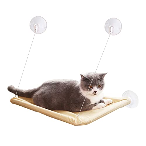 Katzen-Fenstersitz für den Innenbereich, Katzenregal, Fenstersitzstange für Katzen i Innenbereich, Sonnenbaden, Nickerchen, übersehen, platzsparend, sicher und stab Teksome Katzen-Fenstersitz für den Innenbereich, Katzenregal, Fenstersitzstange für Katzen i Innenbereich, Sonnenbaden, Nickerchen, übersehen, platzsparend, sicher und stab Teksome von Teksome