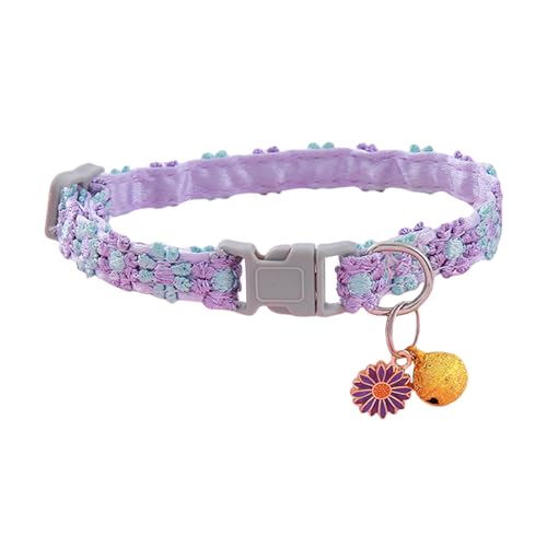 Katzenhalsband, Katzenhalsband mit Sicherheitsschnallen, verstellbare Länge, Haustieranhänger für kleine, mittelgroße Tiere, Hunde, Welpen Katzenhalsband, Katzenhalsband mit Sicherheitsschnallen, verstellbare Länge, Haustieranhänger für kleine, mittelgroße Tiere, Hunde, Welpen von Teksome