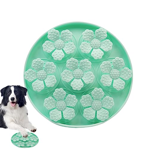 Leckmatte für Hunde | Pet Slow Feeder Rutschfeste Hund Leckmatte - Hund Puzzle Anreicherung Spielzeug, Hund Lick Pad für Angstlinderung, Baden, Pflege, Lick Pads für Hunde Teksome von Teksome