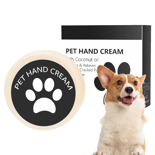Pfotenbutter für Hunde, Pfotenbalsam Hunde lecken sicher - Feuchtigkeitsspendende Hundepfotencreme 20g,Nicht fettender Pfotenschnuller, Nasen- und Pfotenbalsam für Hunde, repariert, beruhigt, schützt Pfotenbutter für Hunde, Pfotenbalsam Hunde lecken sicher - Feuchtigkeitsspendende Hundepfotencreme 20g,Nicht fettender Pfotenschnuller, Nasen- und Pfotenbalsam für Hunde, repariert, beruhigt, schützt von Teksome