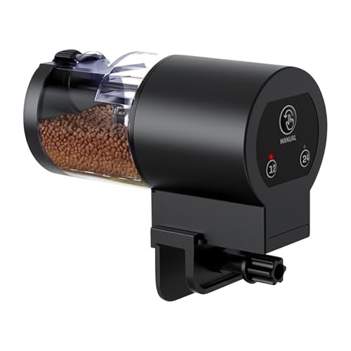 Teksome Automatischer Fischfütterer Für Aquarium,100ml Aquarium Futterautomat Futterspender | Zeitgesteuerte Portionskontrolle Batteriebetrieben für Guppys Kampffische Teksome Automatischer Fischfütterer Für Aquarium,100ml Aquarium Futterautomat Futterspender | Zeitgesteuerte Portionskontrolle Batteriebetrieben für Guppys Kampffische von Teksome