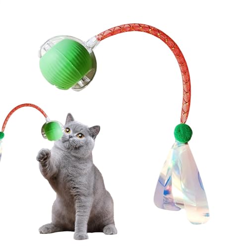 Teksome Automatischer Katzenball – wiederaufladbarer, intelligenter interaktiver Ball für Katzen, 600 mAh Akku, Kätzchen, automatisch bewegliches Haustier-Trainingsspielzeug für Indoor-Kätzchen Teksome Automatischer Katzenball – wiederaufladbarer, intelligenter interaktiver Ball für Katzen, 600 mAh Akku, Kätzchen, automatisch bewegliches Haustier-Trainingsspielzeug für Indoor-Kätzchen von Teksome