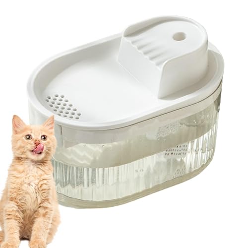 Teksome Automatischer Wasserspender für Katzen, großer Katzen-Wasserspender, transparenter Katzenbrunnen mit Filter, 1,5 l, leise, automatische Wasserschale, Haustierbedarf für den Innenbereich Teksome Automatischer Wasserspender für Katzen, großer Katzen-Wasserspender, transparenter Katzenbrunnen mit Filter, 1,5 l, leise, automatische Wasserschale, Haustierbedarf für den Innenbereich von Teksome