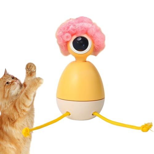 Teksome Automatisches Spielzeug für Innenkatze, Cartoon -Haustierspielzeug - Automatischer Cartoon Indoor Kätzchen -Übungsspielzeug,Lustige Haustier -Smart -Balance -Puppe, 360 Grad rotierende Teksome Automatisches Spielzeug für Innenkatze, Cartoon -Haustierspielzeug - Automatischer Cartoon Indoor Kätzchen -Übungsspielzeug,Lustige Haustier -Smart -Balance -Puppe, 360 Grad rotierende von Teksome