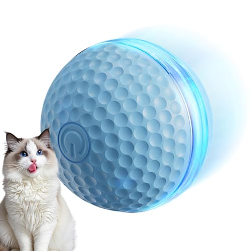 Teksome Beweglicher Ball Katzenspielzeug – Automatischer beweglicher Ball für Katze, extra langer Standby, Jagd, Haustier-Kätzchen-Spielzeug für Training, und Schleifen Teksome Beweglicher Ball Katzenspielzeug – Automatischer beweglicher Ball für Katze, extra langer Standby, Jagd, Haustier-Kätzchen-Spielzeug für Training, und Schleifen von Teksome
