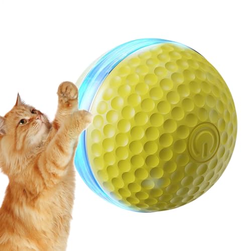 Teksome Elektrischer Katzenball - Automatischer Beweglicher Ball für Katze - Extra Langer Standby, Jagd Haustier Kätzchen Spielzeug für Training, und Schleifen Teksome Elektrischer Katzenball - Automatischer Beweglicher Ball für Katze - Extra Langer Standby, Jagd Haustier Kätzchen Spielzeug für Training, und Schleifen von Teksome