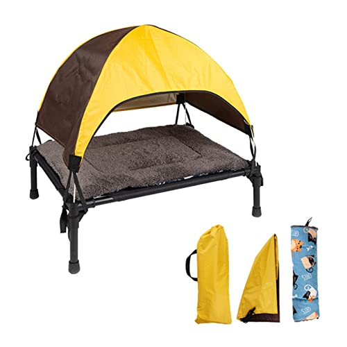 Teksome Erhöhtes Hundebett mit Baldachin | Kühlendes erhöhtes Hundebett mit Metallrahmen | Tragbares erhöhtes Hundebett | Outdoor Haustierbett für Hunde und Katzen Indoor & Outdoor Teksome Erhöhtes Hundebett mit Baldachin | Kühlendes erhöhtes Hundebett mit Metallrahmen | Tragbares erhöhtes Hundebett | Outdoor Haustierbett für Hunde und Katzen Indoor & Outdoor von Teksome
