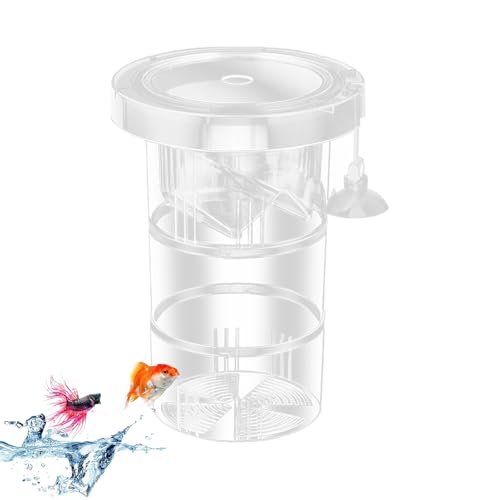Teksome Fischzüchtung, Fischzüchterbox für Aquarium | Floated Fish Isolation Box - Feines mesh schwimmend eingestelltes wiederverwendbares Trennzeichen für die Braten, um Guppy Betta Laichen zu Teksome Fischzüchtung, Fischzüchterbox für Aquarium | Floated Fish Isolation Box - Feines mesh schwimmend eingestelltes wiederverwendbares Trennzeichen für die Braten, um Guppy Betta Laichen zu von Teksome