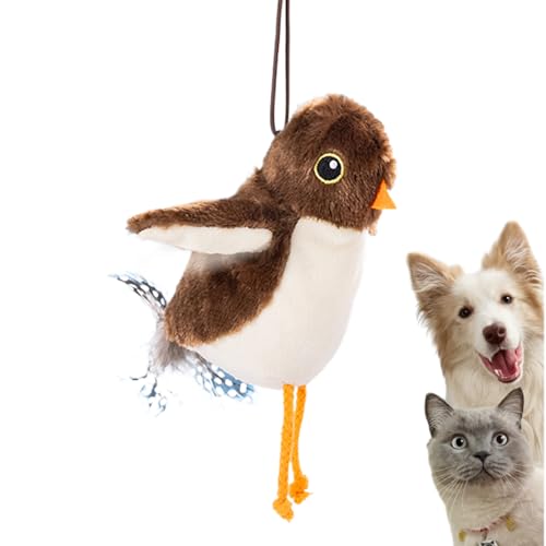Teksome Flattern Bird Cat Toy, Vogelspielzeug für Katzen - Pet -Übung Langeweile Reliever,Interaktive bewegungsaktivierte Chirping-Vogeljagd-Simulation für Katzen, Anregungsübungen und geistige Teksome Flattern Bird Cat Toy, Vogelspielzeug für Katzen - Pet -Übung Langeweile Reliever,Interaktive bewegungsaktivierte Chirping-Vogeljagd-Simulation für Katzen, Anregungsübungen und geistige von Teksome