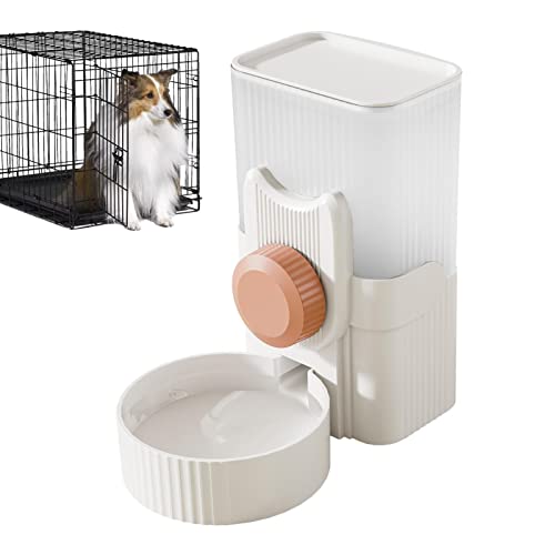 Teksome Futterspender für kleine Haustierkäfige,Hundekäfig-Wasserspender | Automatisch nachfüllbare Kaninchenfuttertröge für Igel, Katzen, Chinchillas, Frettchen, Kätzchen, Meerschweinchen und Welpen von Teksome