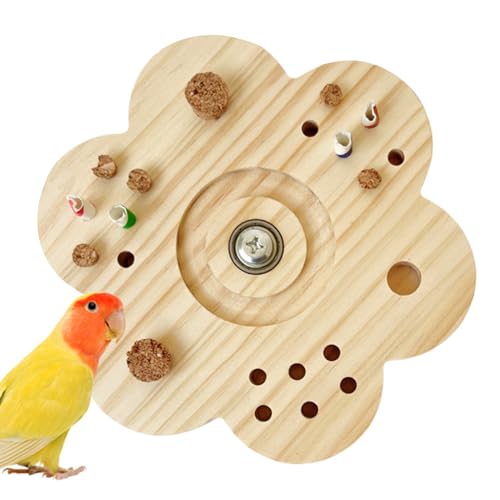 Teksome Hamster-Kauspielzeug für Zähne, Stressabbau-Spielzeug für Hamster, -Stressabbau-Spielwerkzeug für Lovebirds Wellensittiche, Vogel-Trainingsgerät von Teksome