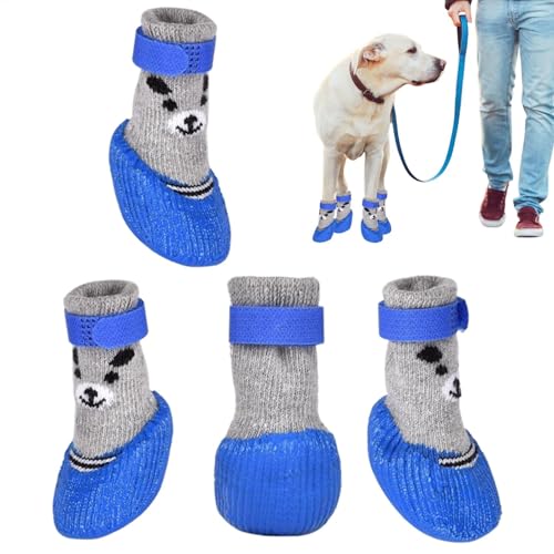 Teksome Haustierschuhe,Hundepfotenstiefel | rutschfeste Welpenschuhe - Pet Supplies Pfotenschutz, atmungsaktive Hundestiefel für Spaziergänge im Freien, Hartböden im Innenbereich Teksome Haustierschuhe,Hundepfotenstiefel | rutschfeste Welpenschuhe - Pet Supplies Pfotenschutz, atmungsaktive Hundestiefel für Spaziergänge im Freien, Hartböden im Innenbereich von Teksome