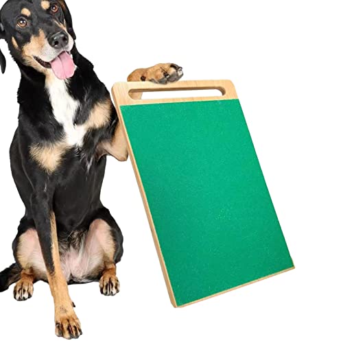Teksome Hunde-Kratzblock | Doppelseitiges Kratzbrett für Hundenägel - Kratzunterlage für Hunde, Nagelfeile, stressfreies Kratzunterlage, Spielzeug für die Nagelpflege von Haustieren von Teksome