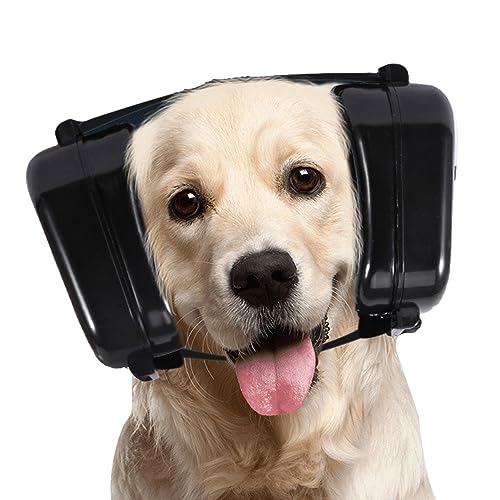 Teksome Hunde-Ohrenschutz für Lärm – verstellbare Ohrenschützer mit Geräuschunterdrückung für Hunde tragbar | Ohrenschützer für Hunde, Ohrenschutz für Hunde, reduziert Stress und Unease von Teksome