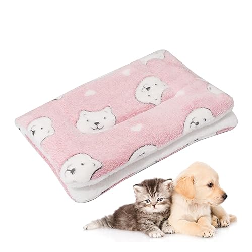 Teksome Hundebett-Matratze, weiche, warme Kissenmatte für den Hundeschlaf | weiche Katzen-beruhigende Decken, Überwurf, weiche, warme Kissenmatte für Haustiere und kleine Tiere von Teksome
