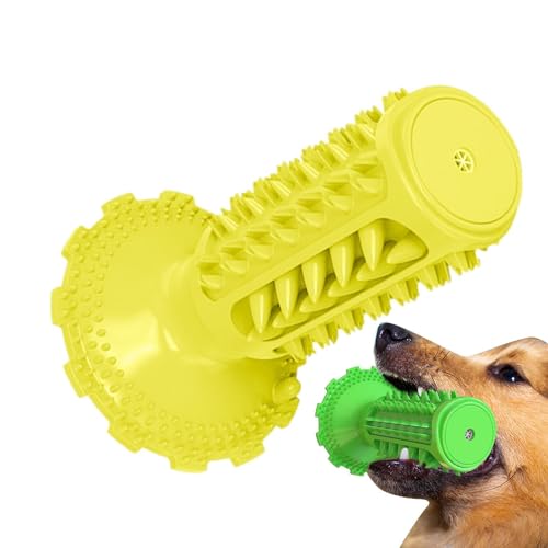 Teksome Hundespielzeug zur Zahnreinigung | Kauspielzeug für Zahnbürste mit konischen Beißbumpen, Quietschspielzeug für Hunde, Haustierbedarf für Tierheim, Zuhause, Tierhandlung, Haustierkrankenhaus von Teksome