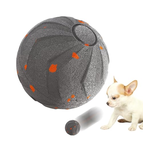 Teksome Interaktiver Hundeball,Elektrisches Hundespielzeug Zur Beschäftigung - Automatisch Hüpfendes Haustierspielzeug, Indoor Outdoor Spielball Für Garten Innenbereich Terrasse von Teksome