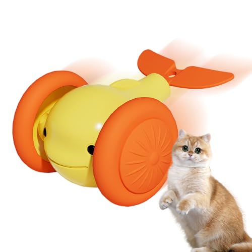 Teksome Interaktiver Katzenball, automatischer Rollball für Katzen, Little Whale Form Electric Cat Ball Toy, Stimulieren wiederaufladbares Haustierspielzeug für Innenspiele, Kätzchen -Training Teksome Interaktiver Katzenball, automatischer Rollball für Katzen, Little Whale Form Electric Cat Ball Toy, Stimulieren wiederaufladbares Haustierspielzeug für Innenspiele, Kätzchen -Training von Teksome