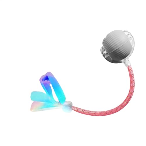 Teksome Interaktiver Katzenspielzeug-Ball, wiederaufladbarer, intelligenter interaktiver Ball für Katzen, 600 mAh Akku, automatisches Bewegen, Haustier-Übungsspielzeug für Indoor-Kätzchen Teksome Interaktiver Katzenspielzeug-Ball, wiederaufladbarer, intelligenter interaktiver Ball für Katzen, 600 mAh Akku, automatisches Bewegen, Haustier-Übungsspielzeug für Indoor-Kätzchen von Teksome